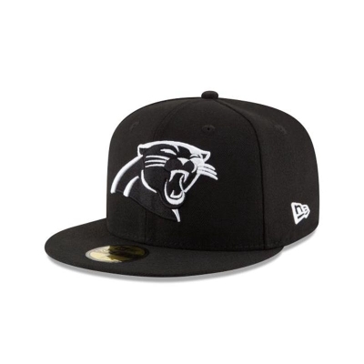 Carolina Panthers Gorra | New Era NFL 59fifty Fitted Cap Mexico - Negros